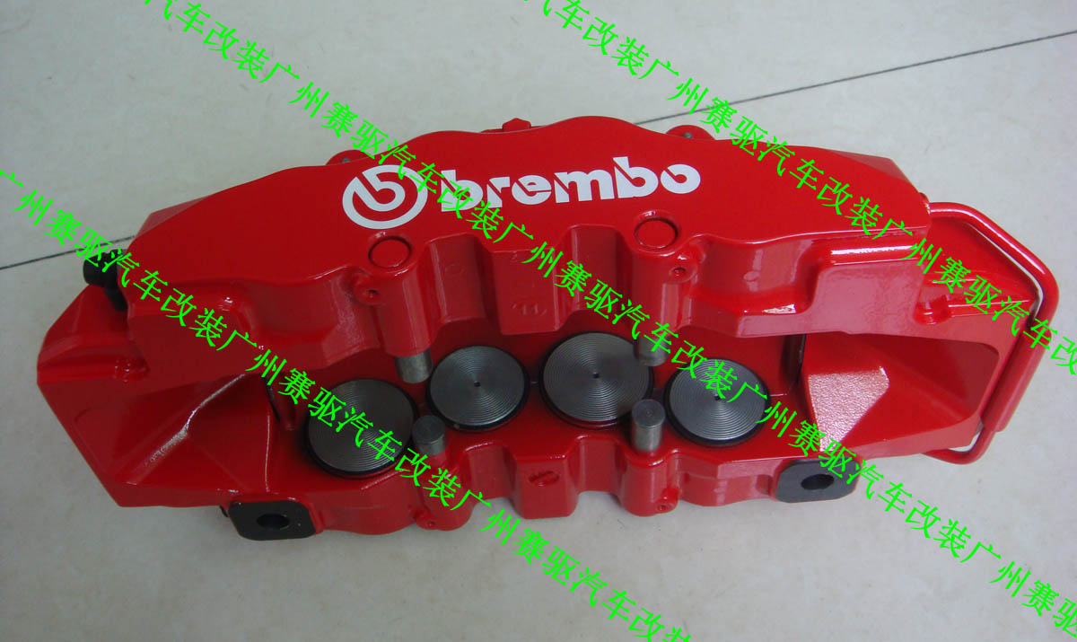 奔馳GL350/GL450改裝BREMBO大8活塞卡鉗剎車套裝 GL350、450專用brembo競技版剎車鮑魚