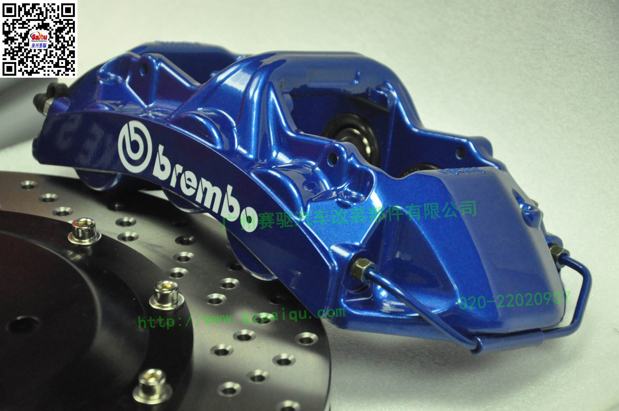藍(lán)色Brembo六活塞套件提升制動(dòng)性能