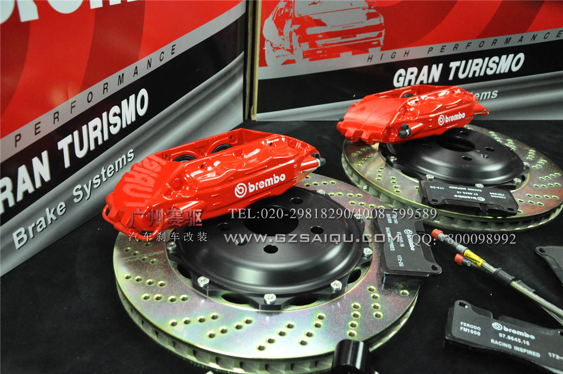 現(xiàn)在勞恩斯酷派專(zhuān)用BREMBO 大四活塞卡鉗 勞恩斯改裝BREMBO剎車(chē)鮑魚(yú) 可選355MM/362MM/380MM剎車(chē)盤(pán)