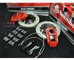 奔馳G55/G500升級(jí)意大利BREMBO 8活塞競(jìng)技版剎車套裝 配套380MM剎車盤(pán)