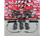 brembo卡宴六活塞高性能剎車系統(tǒng)套件，提升剎車性能。