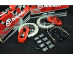 奔馳GLK350 寶馬X5/X6 改裝BREMBO 8活塞卡鉗 奔馳寶馬八活塞鮑魚(yú) 380MM剎車盤(pán)